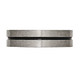 6mm Men's Titanium Satin Black Enamel Brushed Wedding Band Ring product