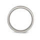 6mm Men's Titanium Satin Black Enamel Brushed Wedding Band Ring product