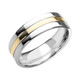 7mm Men's Chisel Comfort-Fit Titanium Wedding Band Ring  product