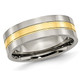 7mm Men's Chisel Comfort-Fit Titanium Wedding Band Ring  product