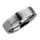 6mm Men's Chisel Satin Stainless Steel Comfort Fit Wedding Band Ring  product