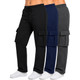 Women's Loose Fit Fleece Lined Cargo Joggers (3-Pack) product