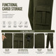 Women's Loose Fit Fleece Lined Cargo Joggers (3-Pack) product