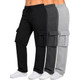 Women's Loose Fit Fleece Lined Cargo Joggers (3-Pack) product