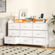 LED Fabric Drawer Dresser  product