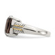 4.50 Carat (ctw) Smoky Quartz Ring in Sterling Silver with 14K Gold Accents product