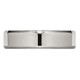 6mm Ladies Chisel Titanium Wedding Band Ring with Beveled Edge product