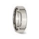 6mm Unisex Chisel Comfort Fit Titanium Wedding Band Ring  product