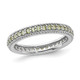 3/4 Carat (ctw) Peridot Eternity Band Ring in Sterling Silver product