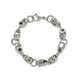8.75" Mens Skull Bracelet in Stainless Steel product