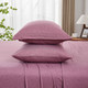 Kathy Ireland Heathered Jersey Knit Cotton Sheet Set (4 Pieces) product