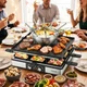 Electric BBQ Grill and Fondue Combo product