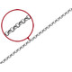 Men's Chisel Rolo Chain Bracelet in Stainless Steel 7.5" product