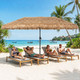 Double-Sided Thatched Tiki Patio Umbrella product