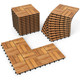Acacia Wood Interlocking Deck Tiles (12-54 Pieces)  product