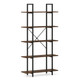 5-Tier 62" Tall Vintage Industrial Bookcase product