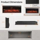 Recessed Electric Fireplace  product