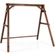 Carbonized Fir Wood Swing Frame product