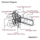 Leadzm 360°Rotation UV Dual Frequency Antenna product