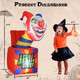 5 Ft Halloween Inflatable Clown Blow Up Decoration  product
