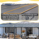 28' x 10'  Large Wall-Mounted Hard Top Lean-to Gazebo Pergola product