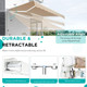8.2'x6.5' Retractable Awnings for Patio Sun Shade Shelter product
