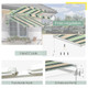 8.2'x6.5' Retractable Awnings for Patio Sun Shade Shelter product