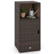 Outdoor PE Wicker Storage Cabinet product