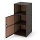 Outdoor PE Wicker Storage Cabinet product