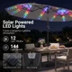 Double-Sided Patio Umbrella with Solar LEDs product