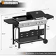 5-Burner Propane Gas Grill and Griddle Combo product