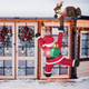 8.5 FT Christmas Inflatable Reindeer and Climbing Santa Claus product