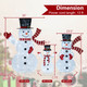 3-Piece Pre-Lit 3D Snowman Set with 270 LED Lights product