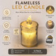Decorative Warm White LED Candle (12-Pack) product