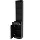 Barber Hair Stylist Storage Cabinet with 5 Compartments and Shelf product