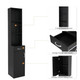 Barber Hair Stylist Storage Cabinet with 5 Compartments and Shelf product