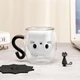 Cute Cat Double Wall Glass Mug product