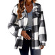 Women's Plaid Fleece Oversized Jacket product