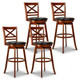 30.5” Swivel Barstools with Ergonomic Curved Backrest (Set of 2/4) product