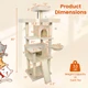 65” Tall Multi-Level Cat Tree  product