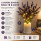 Artificial Lavender Flower Bouquet Night Light product