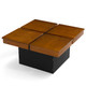 Square Coffee Table with Quad-Section Design product