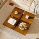 Square Coffee Table with Quad-Section Design product