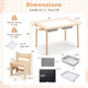 Kids' Sensory Table Set (1 or 2 Chairs) product
