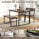 47” Dining Table Set with 2 Chairs and Bench product