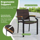 9-Piece Patio Dining Set with 79” Rectangular Dining Table and Chairs product