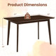 47" Rectangle Dining Table for 4-6 People product