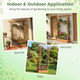 89” Wooden Raised Garden Bed with Trellis and Detachable Bottom Panels product