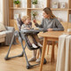 Foldable High Chair with 3-Position Backrest/Footrest  product