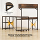  L-Shaped Computer Desk with Power Outlets and 2 Metal Mesh Shelves product